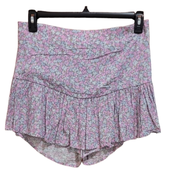 Junior's Ruffled-Hem Mini Skort - Picture 7 of 12